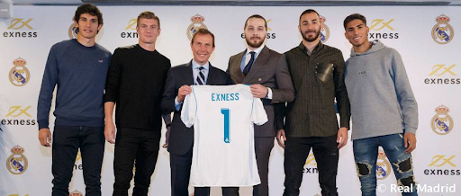 Exness and Real Madrid