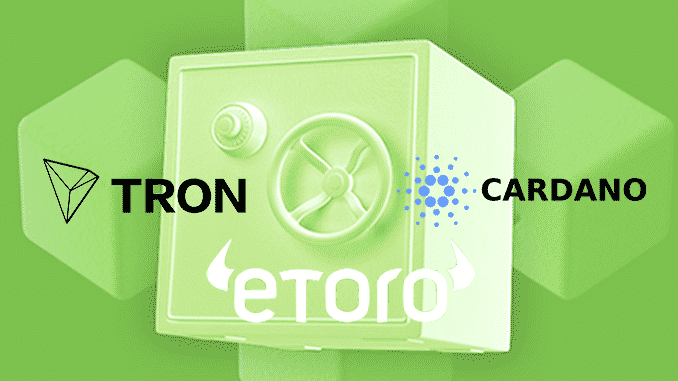 eToro Supports Cardano Staking