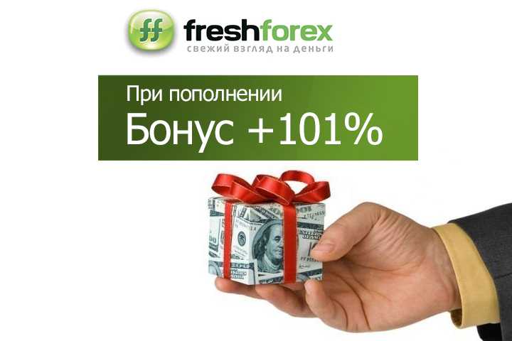 FreshForex сообщает о завершении акции «101% на пополнение»