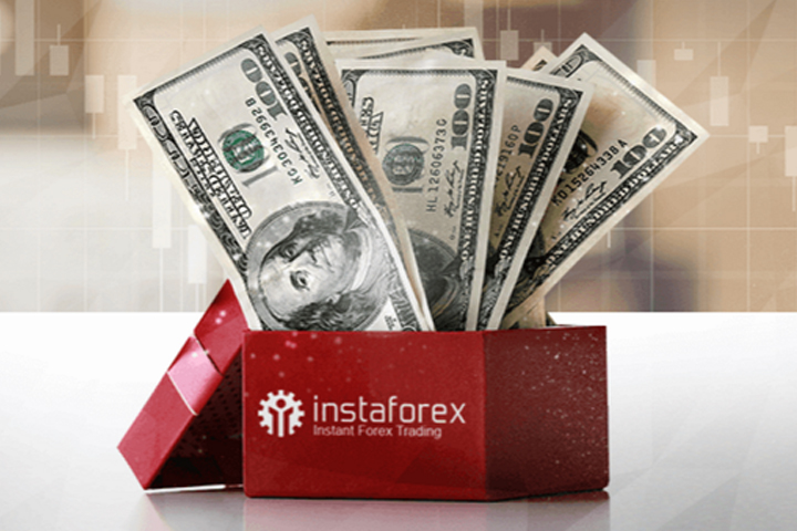 InstaForex increased the amount of 